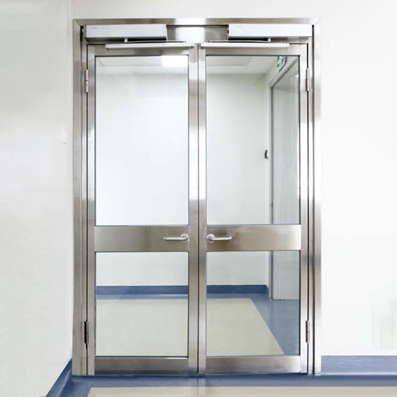 Automatische glazen draaideur Automatische glazen draaideur